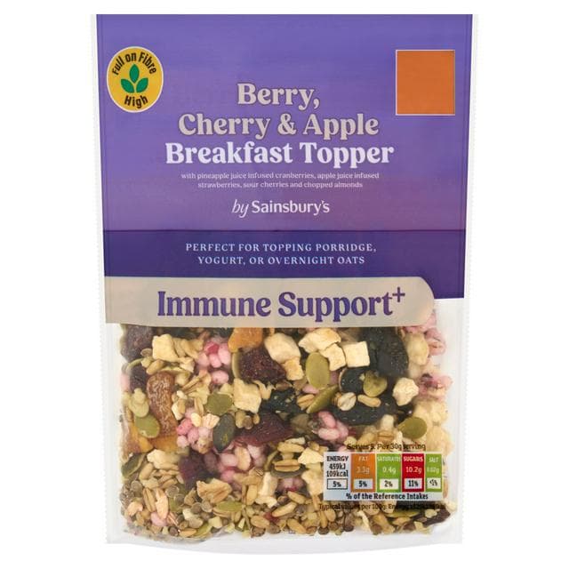 Sainsbury's 200g Berries & Cherries Breakfast Topper - gallery image 1