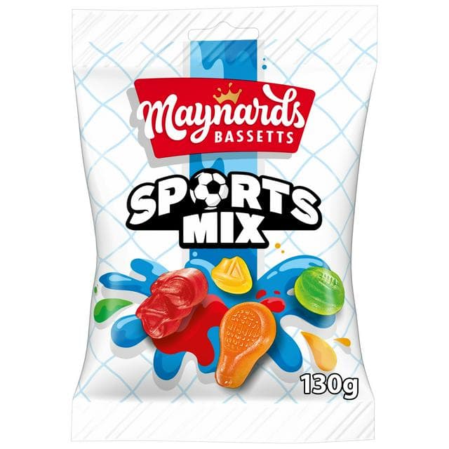 Maynards Bassetts 130g Sports Mix Sweets Bag - gallery image 1