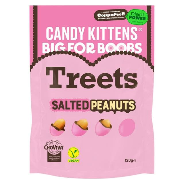 Candy Kittens 120g Treets Salted Peanuts Small Chocolate pouch - gallery image 1