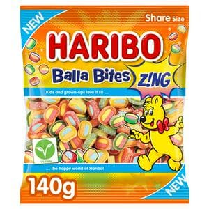 Haribo Balla Bites 140g Zing Candy