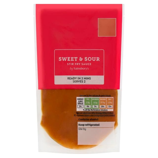 Sainsbury's 175g Sweet & Sour Stir Fry Sauce - gallery image 1