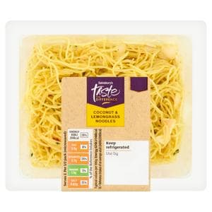 Sainsbury's 275g Coconut & Lemongrass Noodles, Taste the Difference