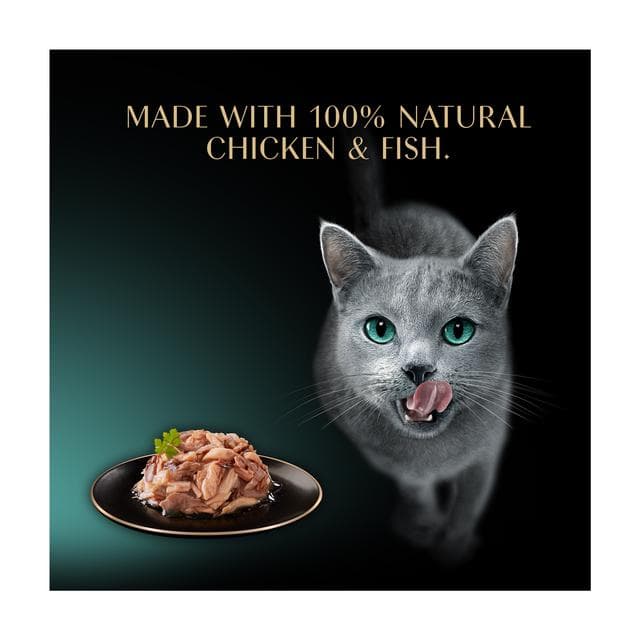 Sheba Filets 6 x Chicken & Fish in Gravy Adult Wet Cat Food Tray 60g - gallery image 3