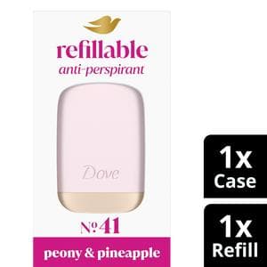 Dove 35ml No. 41 Peony & Pineapple 72h Anti Perspirant Refillable Starter Kit Women's Deodorant