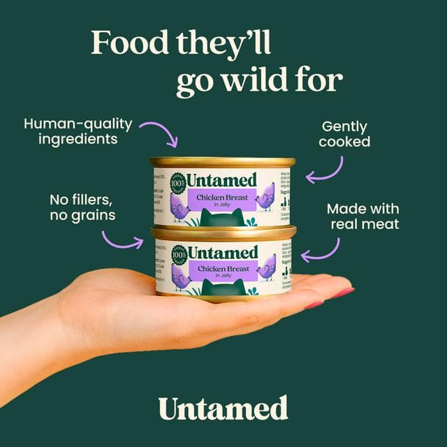 Untamed 12 x 75g Chicken in Jelly Selection Box Cat Food - gallery image 6