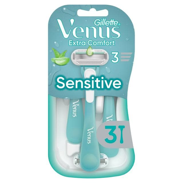 Gillette Venus 3 x Extra Comfort Sensitive Razors - gallery image 1