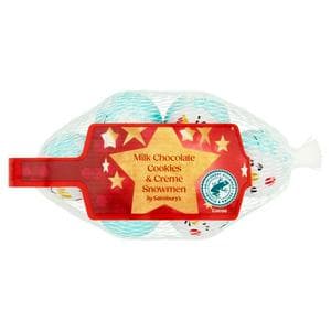 Sainsbury's 75g Milk Chocolate Cookies & Creme Snowmen Pouch