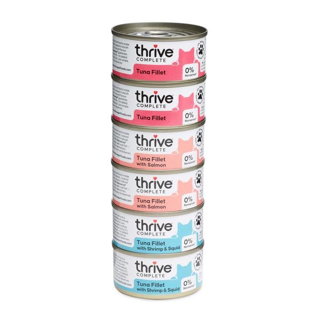 Thrive 6 x 75g Tuna Selection Complete Wet Adult Cat Food - gallery image 2
