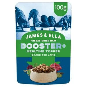 James & Ella Booster+ 100g Mealtime Topper Dog Food