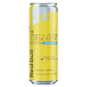 Red Bull 473ml Sugarfree Citrus Zest Energy Drink, Summer Edition