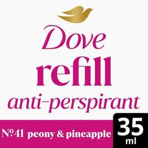 Dove 35ml Peony & Pineapple No 41 Antiperspirant Stick Deodorant Refill