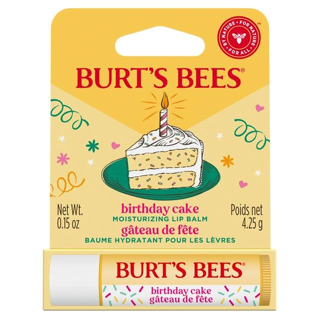 Burt's Bees 4.25g Birthday Cake Moisturizing Lip Balm - gallery image 1