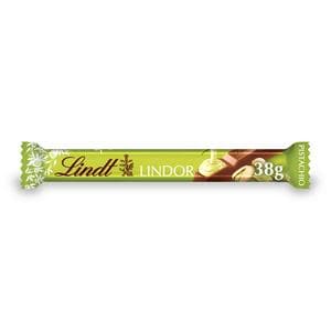 Lindt Lindor 38g Pistachio Milk Chocolate Treat Bar