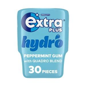Extra Plus 30 x Hydro Sugarfree Chewing Gum Bottle