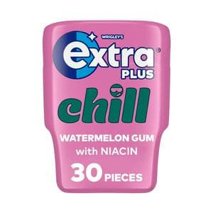 Extra Plus 30 x Chill Sugarfree Chewing Gum Bottle