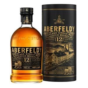 Aberfeldy 70cl Highland Single Malt Scotch 12 Year Old Whisky Bottle