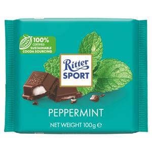 Ritter 100g Sport Peppermint Chocolate Bar