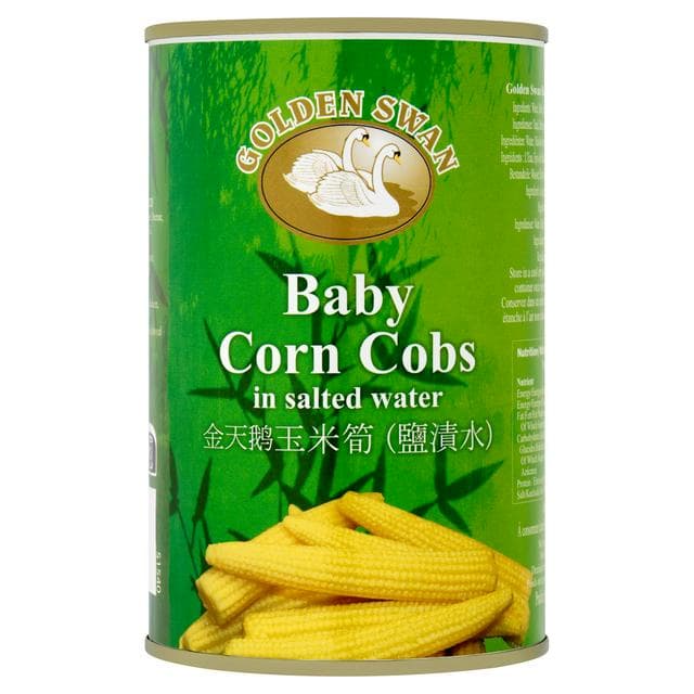 Golden Swan 425g Baby Corn Cobs in Salted Water Can - gallery image 1