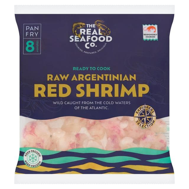 The Real Seafood Co. 200g Raw Argentinian Red Shrimp - gallery image 1