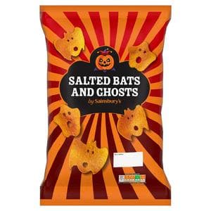 Sainsbury's 100g Salted Bats & Ghosts Snacks