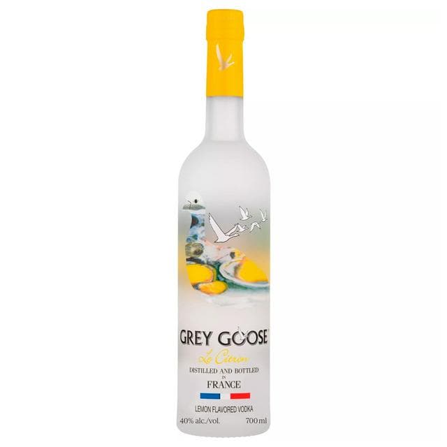 Grey Goose Le Citron 70cl Premium Flavoured Vodka Bottle - gallery image 1