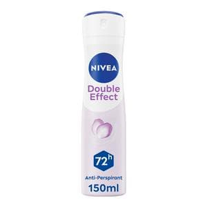 Nivea 150ml Double Effect 72h Antiperspirant Deodorant Spray