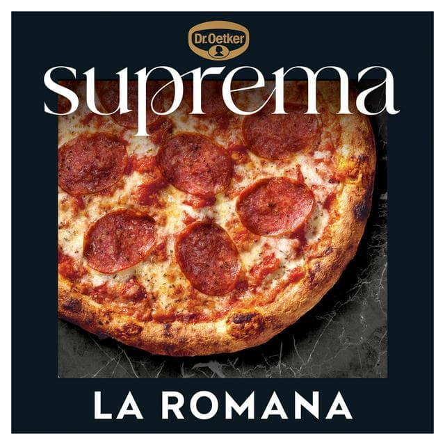 Dr. Oetker 425g Suprema La Romana Salami & Mozzarella with Sourdough Pizza - gallery image 1