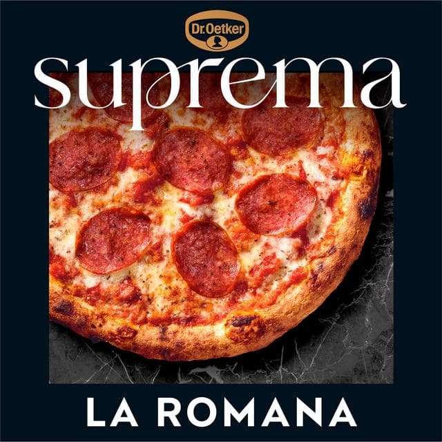 Dr. Oetker 425g Suprema La Romana Salami & Mozzarella with Sourdough Pizza - gallery image 2