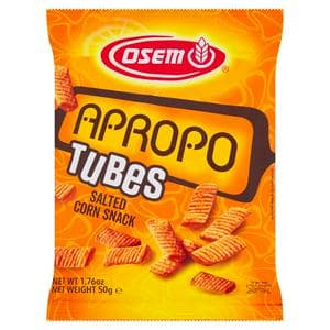 Osem 50g Apropo Tubes Salted Corn Snack