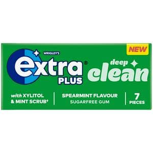 Extra Plus 7 x Deep Clean Sugarfree Chewing Gum