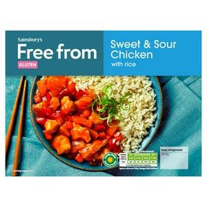 Sainsbury's Free From 400g Sweet & Sour Chicken & Rice