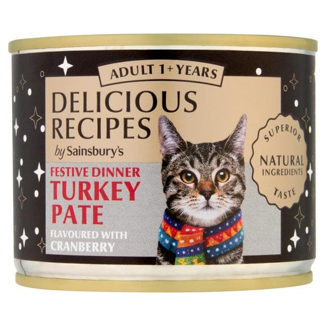 Sainsbury's 195g Delicious Recipes Festive Cat Food - gallery image 1