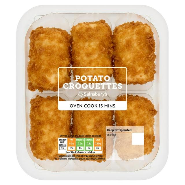 Sainsbury's 250g Potato Croquettes - gallery image 1