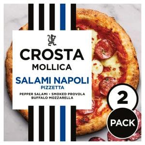 Crosta Mollica 2 x 215g Salami Napoli Sourdough Pizzetta
