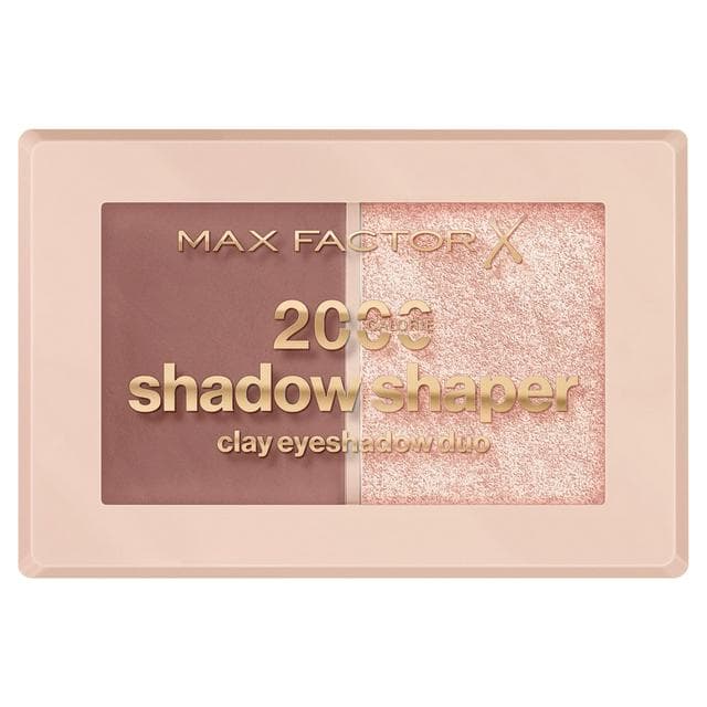 Max Factor 2000 Calorie Shadow Shaper Duo Eyeshadow Palette 010 Clay Gleam - gallery image 1