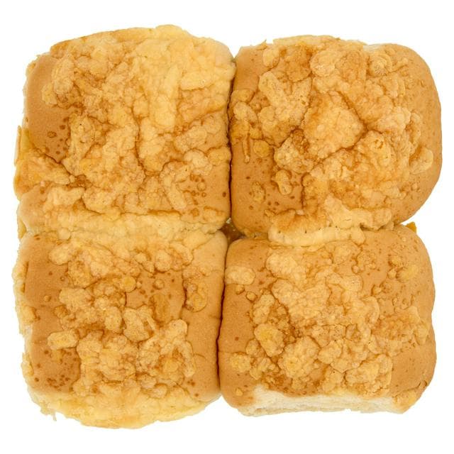 Sainsbury's 4 White Rolls Topped with Cheese - gallery image 1