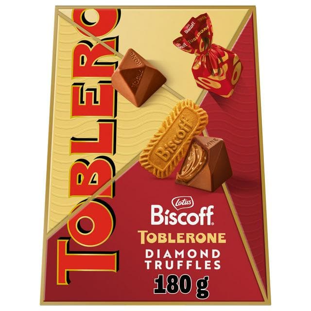Toblerone 180g Biscoff Chocolate Pralines - gallery image 1
