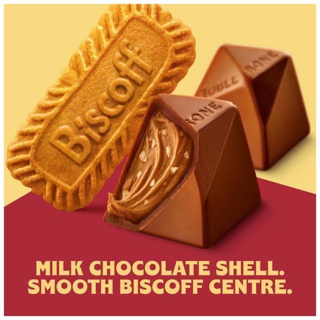 Toblerone 180g Biscoff Chocolate Pralines - gallery image 2