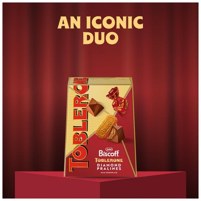 Toblerone 180g Biscoff Chocolate Pralines - gallery image 3
