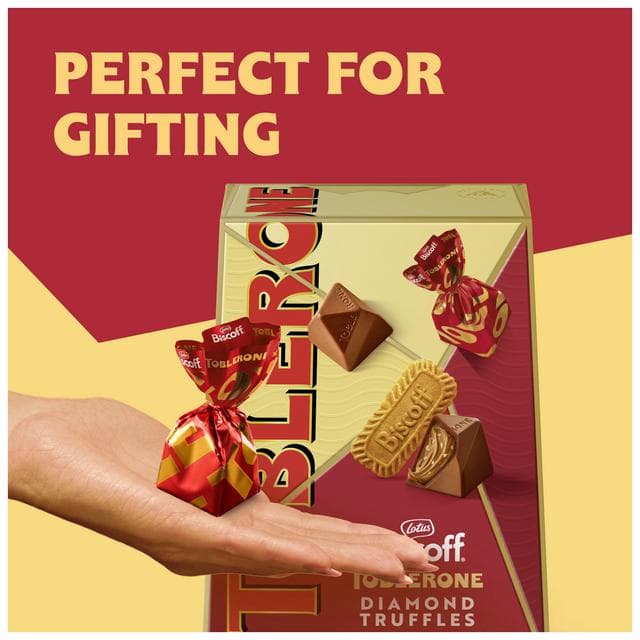 Toblerone 180g Biscoff Chocolate Pralines - gallery image 4