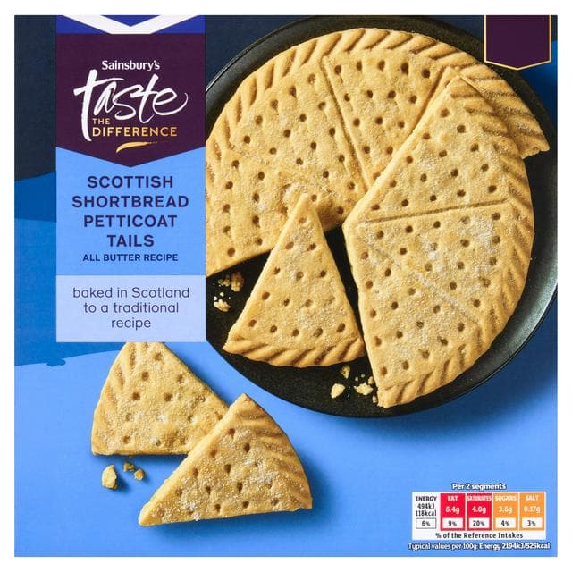 Sainsbury's 360g Scottish Shortbread Petticoat Tails, Taste the Difference - gallery image 1