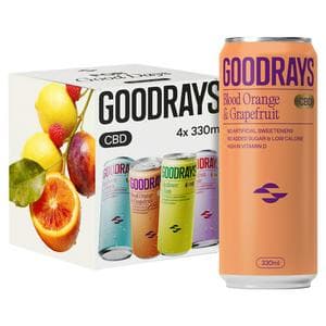 Goodrays 4 x 330ml CBD Cans