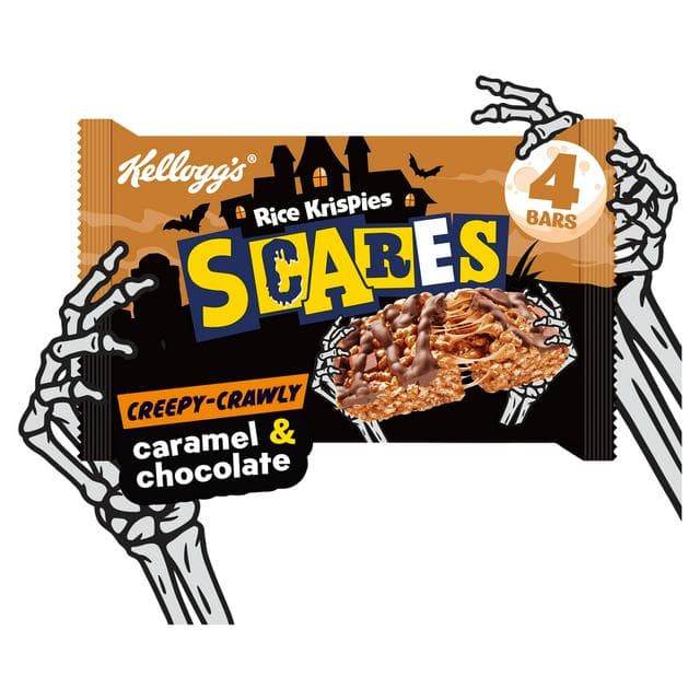Kellogg's Rice Krispies Squares 4 x 36g Caramel & Chocolate Multipack Snack Bars - gallery image 1