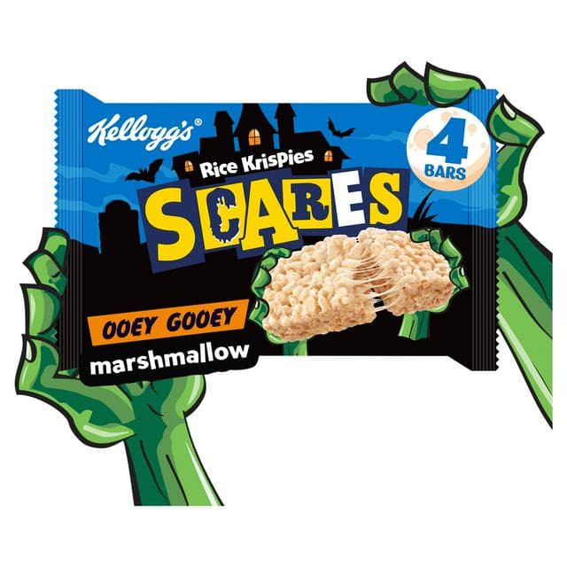 Kellogg's Rice Krispies Squares 4 x 28g Marshmallow Snack Bars - gallery image 1