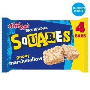 Kellogg's Rice Krispies Squares 4 x 28g Marshmallow Snack Bars