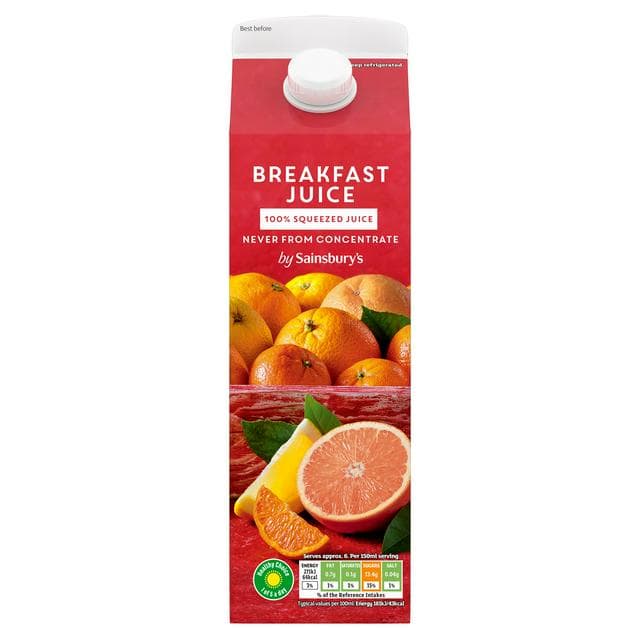 Sainsbury's 1L Breakfast Juice - gallery image 1