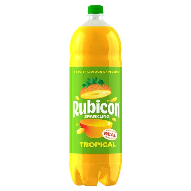 Rubicon 2L Sparkling Tropical Soft Drink Bottle - gallery image 1