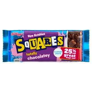 Kellogg's Rice Krispies Squares 30 x 36g Totally Chocolatey Snack Bars