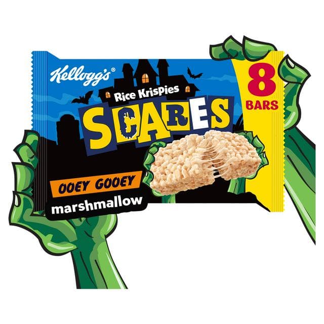 Kellogg's Rice Krispies Squares 8 x 28g Marshmallow Snack Bars - gallery image 1
