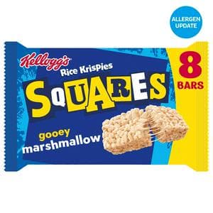 Kellogg's Rice Krispies Squares 8 x 28g Marshmallow Snack Bars
